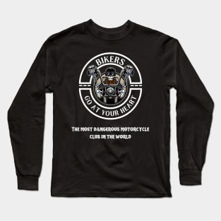 Motorcycle from hell to Angels Long Sleeve T-Shirt